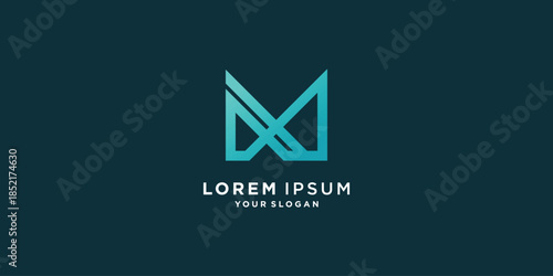 M logo design with modern creative style Premium Vector part 3