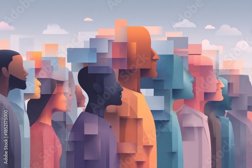 Inclusive corporate team discussing strategy in workspace