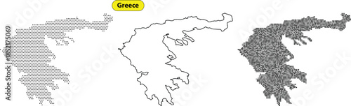 Black and white map of europe and asia with grid pattern