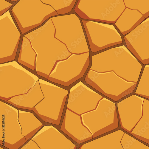 orange stone texture seamless pattern background, vector illustration, graphic design, textured surface, architectural element, modern design, unique pattern