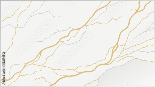 White and gray marble texture with golden cracks luxurious modern backdrop for graphic design wall tile surface wallpaper material