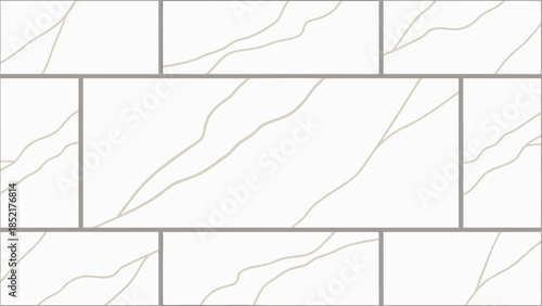 White marble pattern with grey veins seamless tile texture elegant luxurious natural stone background interior decoration material