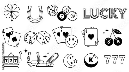 Lucky Charms Vector Illustration Collection