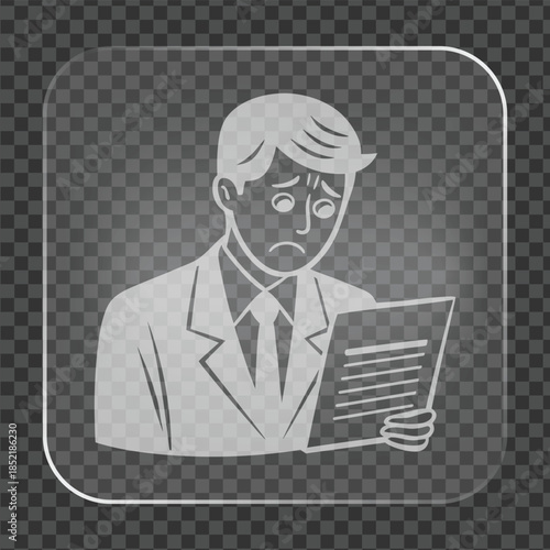 Disappointed Doctor Examining Report, Healthcare Professional Concern