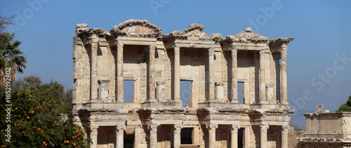 Remains of front facade of Ephesus library
