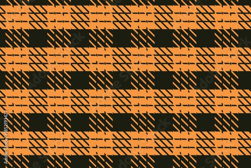 Color twill scotland textile seamless pattern. Fabric texture check tartan plaid. Abstract geometric background for cloth, card, fabric. Monochrome graphic repeating design. Modern squared ornament.