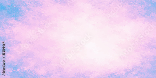 Vintage grunge pink and purple abstract watercolor background with paint splashes on aged paper texture for artistic wallpaper design