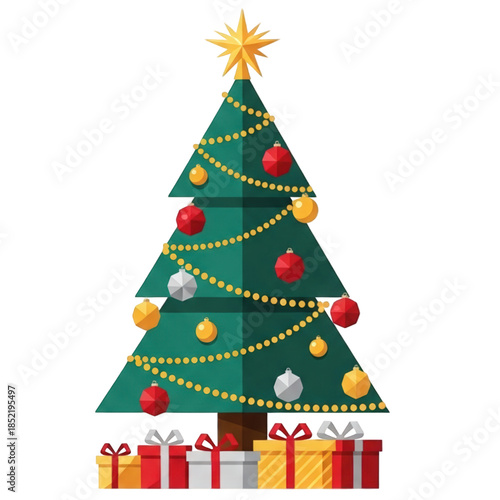 set of pizza labels, Christmas and snowman