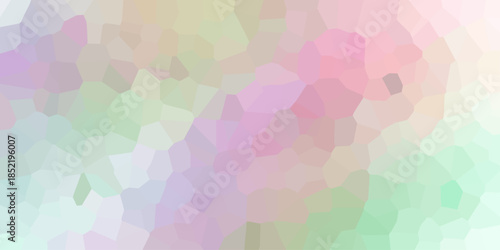 Soft pastel abstract geometric mosaic with pastel pink green and purple hues creating a gentle textured background for creative projects