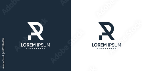 Letter R logo with modern concept Premium Vector part 1