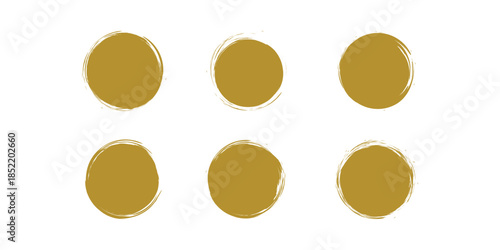 Golden brush vector with creative unique concept Premium Vector part 1