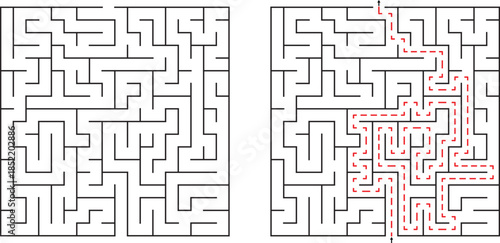 Simple Maze Game Solution