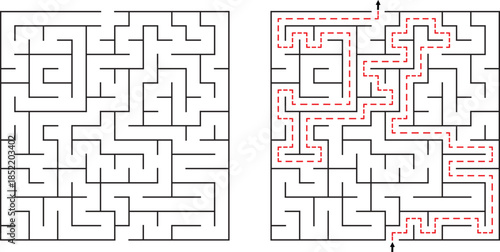 Simple Maze Game Solution