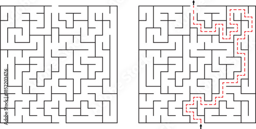 Simple Maze Game Solution