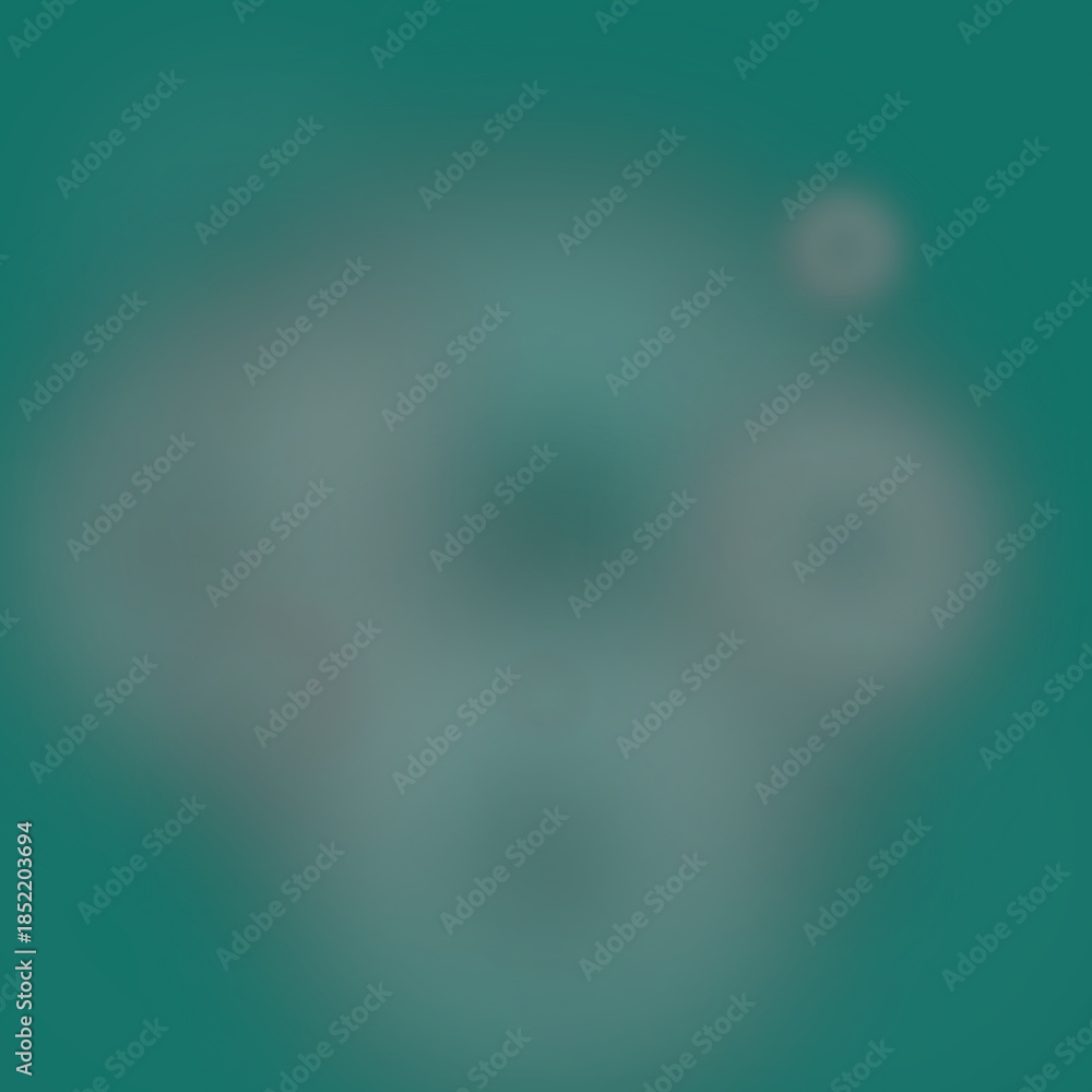 Obraz premium Ethereal Abstract Bubbles on Teal Background