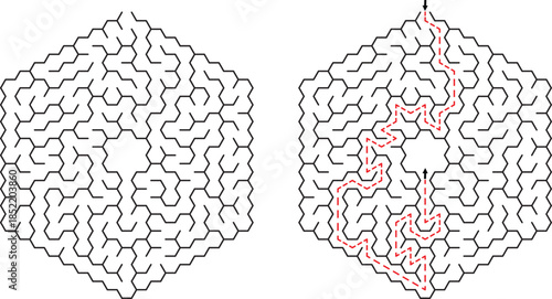 Simple Maze Game Illustration