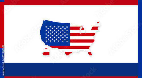 USA background creative red...