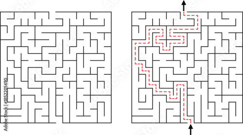 Simple Maze Game Solution