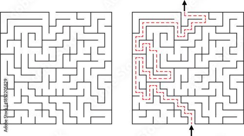 Simple Maze Game Solution