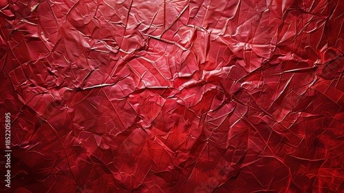 Wallpaper Mural Red christmas paper texture background with yellow poster space for holiday greetings and designs Torontodigital.ca