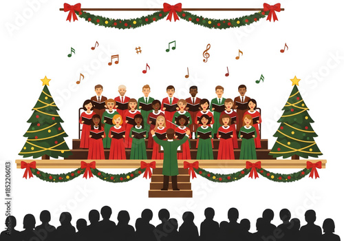 set of pizza labels, Christmas and snowman