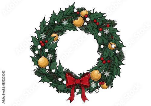 set of pizza labels, Christmas and snowman