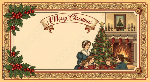 set of pizza labels, Christmas and snowman