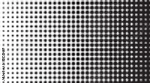 Grunge halftone dots vector texture background . Border Frame . fun beautiful black and white shadow halftones retro pop art funky urban colorful comic book. Dotted halftone gradient texture. Vanishin