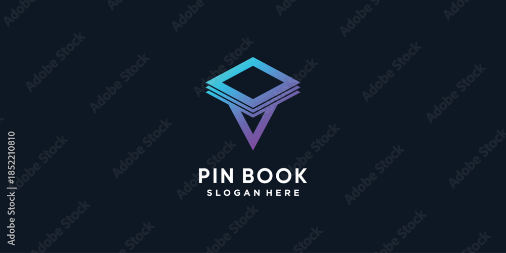 Naklejka premium Logo for study with modern creative element concept Premium Vector part 4