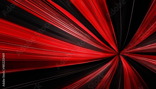 Red Black Striped Sporty Abstract Background