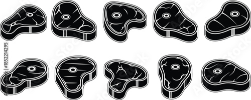 Collection of steak cuts