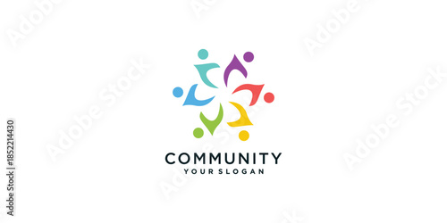 Community logo collection with creative concept Premium Vector part 3