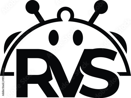 Vector RVS robot logo
