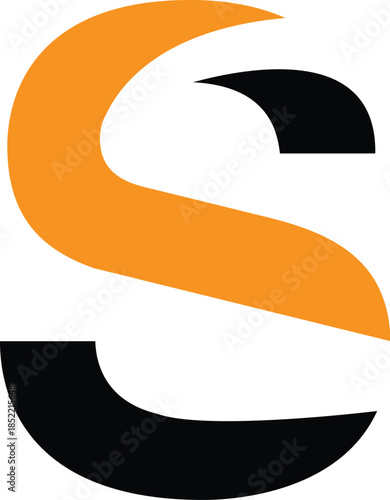 Letter S minimalist logo