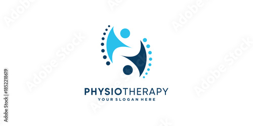 Chiropractic logo with creative modern concept Premium Vector part 1