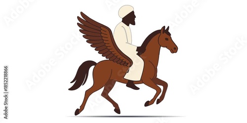 vector illustration of a horse