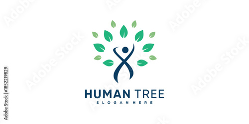 Tree logo with creative unique concept Premium Vector part 6