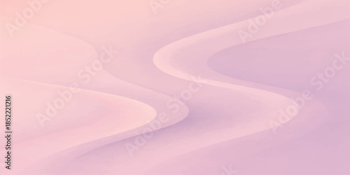 A smooth pink silk fabric background with soft flowing waves and a satin texture creates a light purple textile pattern in a motion-filled backdrop design