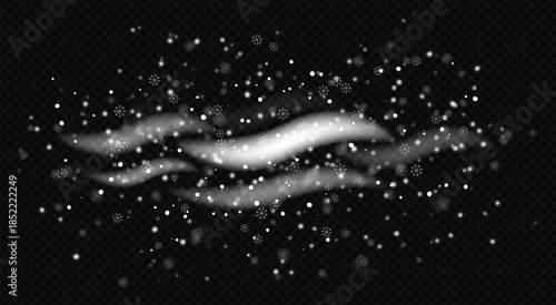 Cosmic nebula with stars