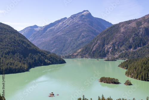 Overlooking Diablo Lake in Washington State