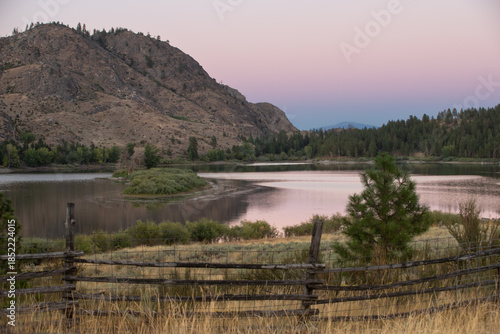 Sunset at Leader Lake