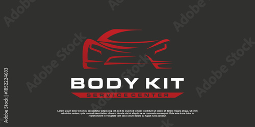 Car logo design with modern concept Premium Vector