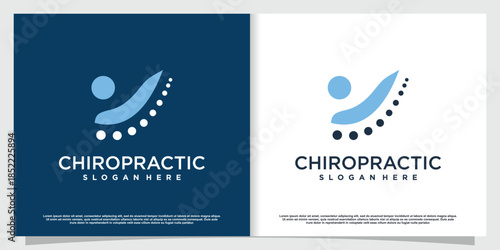 Chiropractic logo with modern style Premium Vector part 3