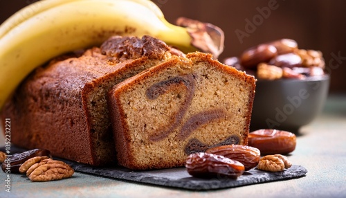 Banana Bread With Dates And Nuts