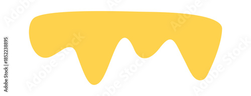 Liquid honey dripping design element