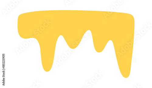 Natural honey flowing drips design