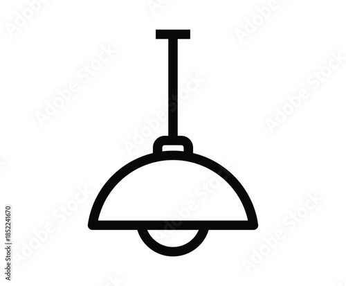 Minimalist Line Art Pendant Light Design for Modern Interior Aesthetics