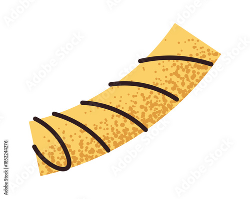 Textured Italian pasta design sticker