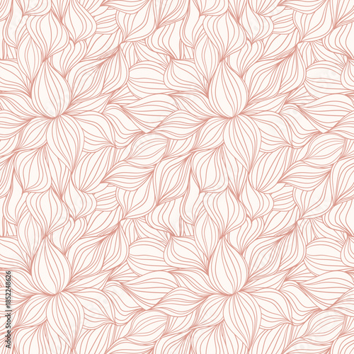 Seamless floral pattern based on traditional folk art ornaments. Colorful flowers on color background. Scandinavian style. Sweden nordic style. Vector illustration. Simple minimalistic pattern.