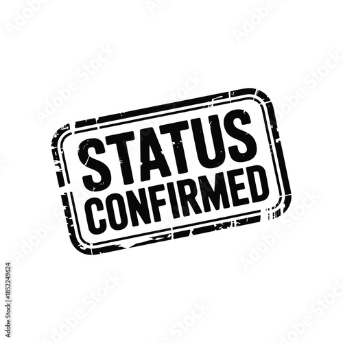 Status Confirmed Stamp